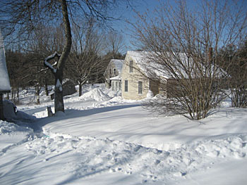Backside of shop